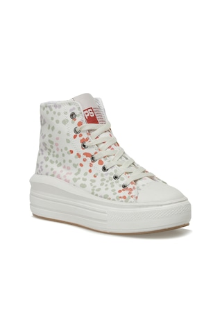 Proshot Ella Hı W 3fx Beyaz Kadın High Sneaker 000000000101350914 Beyaz