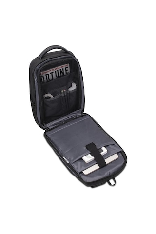 Classone Ga-0010 Gauntlet V1 Sert Kabuk Serisi 15.6 İnch Uyumlu Wtx Pro Su Geçirmez Kumaş Laptop Çantası -siyah Siyah