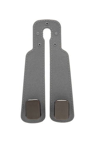 Kangvka Araç Ön Yeri Telefon Tutucu Ve Çift Kanca - Gizli Depolama, Yüksek Dayanıklı Silikon, Tekli Paket Gri