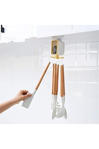 Zmc Bilişim Pratik Mutfak Askılığı Organizatör Ve Mutfak Düzenleyici Çok Amaçlı Askı Çok Renkli