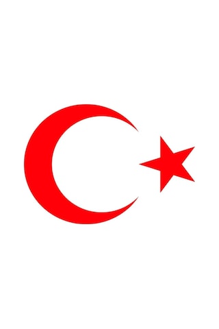 Türk Bayrağı Sticker Ay Yıldız Araba Oto Sticker 30 x 22 CM