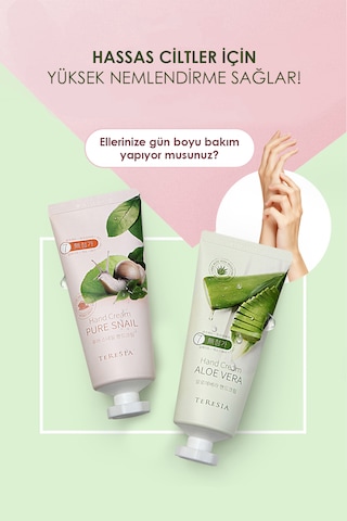 Aloe Vera Içeren Yatıştırıcı Nemlendirici El Kremi 100 Ml Aloe Vera