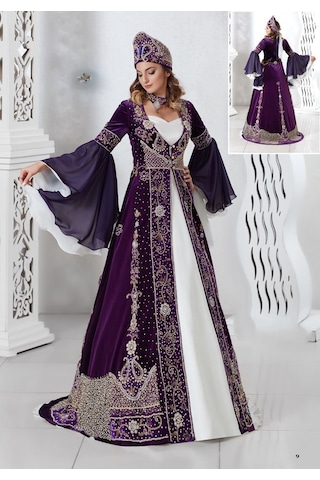 Ceyyiz Bindallı Kına Elbisesi 5 Parça Nazende