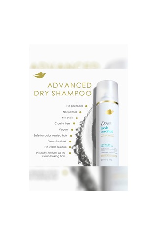 Dove Damage Expert Fresh Coconut Canlandırıcı Kuru Şampuan 141gr Tüm Saç Tipleri