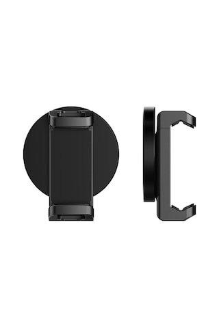 Neevoyu Siyah Abs Manyetik Telefon Tutucu, 60-90mm Uyumlu, 2 Soğuk Ayaklı Bağlantı, Lastik Paspaslı, Araç Ve Metal Yüzeyler İçin