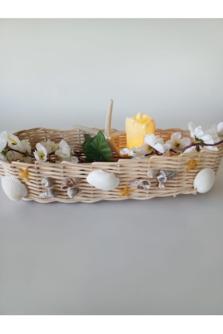 Bambu El Yapımı Çok Amaçlı Oval Sepet