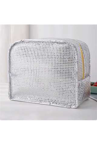 Öğle Yemeği Çantası Öğle Yemeği Çantasıkalın Termal Gıda Saklama Çantalarıbüyük Kapasiteli Yalıtımlı Gıda Çantaları El Çantaları Siyah