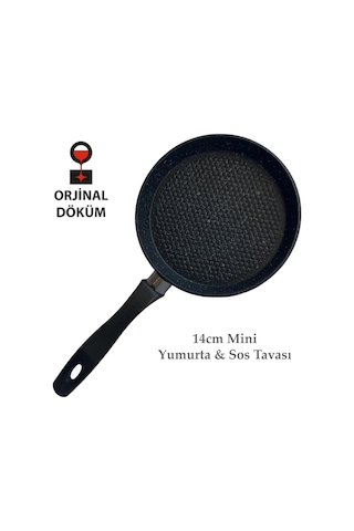 Nishev Döküm Tek Kişilik Mini Yumurta / Sos Ve Pancake Tavası - 14 Cm