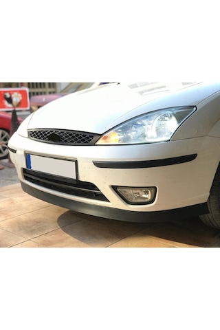 Ford Focus 1 Uyumlu Body Kit Ön Tampon Eki Kırılmaz Yumuşak Lip Mat Siyah