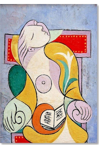 Cakasepetim La Lecture, 1932 By Pablo Picasso Ahşap Mdf Tablo