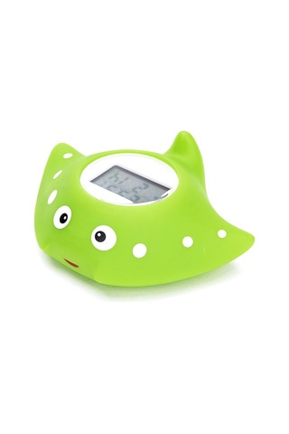 Sones Mty-818 Karikatür Şeytan Balığı Çocuk Elektronik Su Termometresi Yeşil