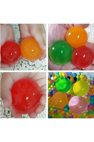 Orbeez xl Orbiz Büyük Boy 50 Adet Su Topu Boncuk Top Küre Misket