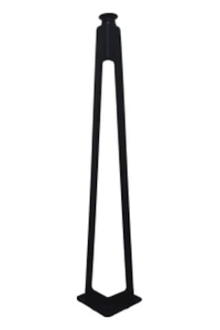 Tekli Dekoratif Metal Firkete Sehpa Ayağı (44 cm Yükseklik)
