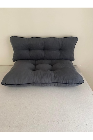 Ikili Takım Standart Palet Minderi 120x80 Antrasit