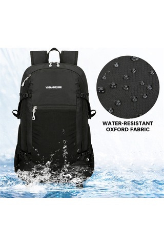 Geeksen Açık Çanta Hafif Katlanabilir Sırt Çantası Suya Dayanıklı Katlanabilir Seyahat Sırt Çantası Ordu Yeşili