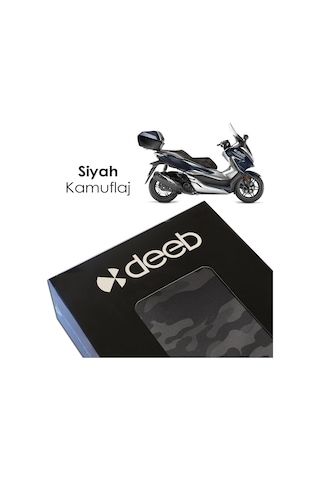 Deeb Honda Forza 250 Kamuflaj Sele Kılıfı Örtüsü Siyah Kamuflaj (507209552)
