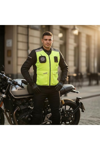 Scoyco Jk30-2 Reflektörlü Yelek 4XL