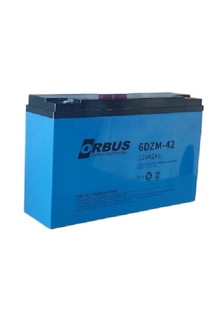 Orbus 12v-42ah 40ah Amper Dar E-bıke Akü-2025 Üretim Ebatlar: 267x78x170mm Elektrikli Bisiklet Akü E-bike Akü