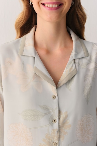 Suwen Emory Maskülen Pijama Takımı Sh26114660b1194 Yeşil Desenli