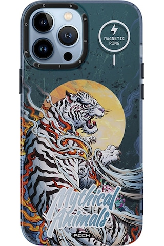 Rock Apple Uyumlu iPhone 13 Pro Max Inshare Serisi Magsafe Kılıf Tıger Tiger
