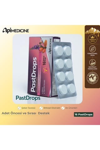 Apimedicine Pastdrops Adet Öncesi Ve Sırası Şekersiz Bitkisel Drops