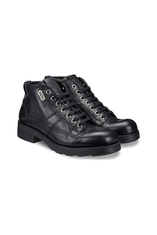 Bot Erkek Oxm003600 Oxs Frank 0036 Mıd M Leather Black Siyah