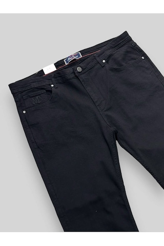 Annex Erkek Büyük Beden Jeans Pantolon Siyah
