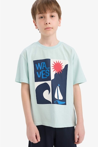 DeFacto Erkek Çocuk 2'li Takım Baskılı Kısa Kollu Tişört Şort F1228A825HSTR107