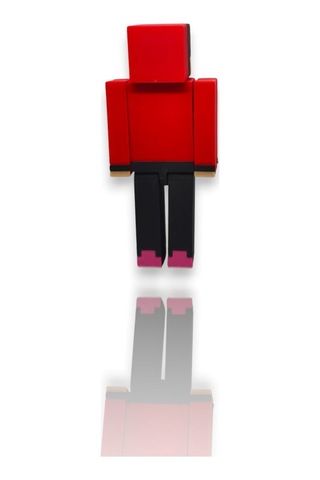 Loy3d Minecraft - Mikey Ve Jj 12 Cm Oynar Kol Ve Bacak, Boya Yok 1 Pcs