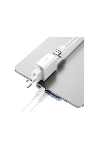 Lexroo Titan Serisi Zt02 Seyahat Şarj Başlığı 20w - Beyaz