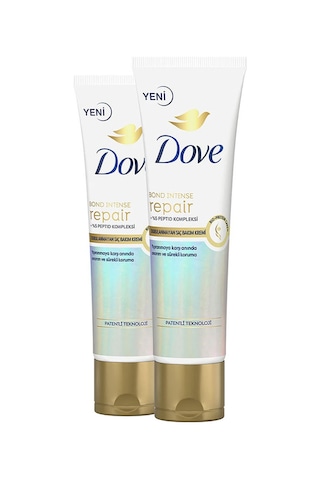 Dove Durulanmayan Saç Bakım Kremi Bond Intense Repair 150 Ml X2