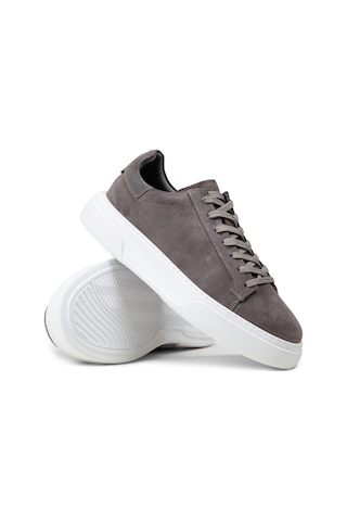 Deery Erkek Hakiki Süet Gri Sneaker Ayakkabı - 04651mgrıe01