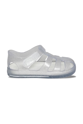 İgor Star Glitter Kız Çocuk Sandalet S10265-209 - Simli Beyaz