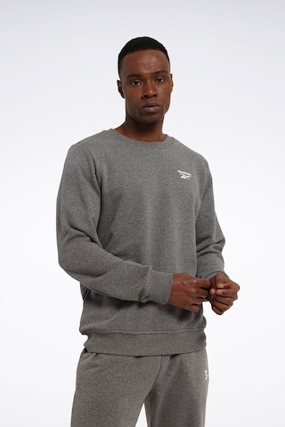 Reebok Rı Ft Left Chest Crew Gri/antrasit Erkek Sweatshir 101965467 Gri