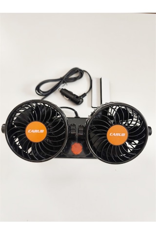 24 Volt Araç Içi Torpido Üstü Çift Fanlı Oto Vantilatör 6400609