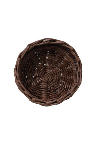 E38 El İşçiliği Kağıt İp Sepet Örgü 14 14 Cm - 6181 Karışık