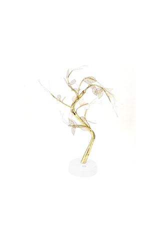 Ağaç Şeklinde Işık Dıy 72led Yapay Altın Yaprak Ağaç Lambası Usb Pille Çalışan Ev Partisi Tatil Doğum Günü Dekorasyon Işığı Diğer