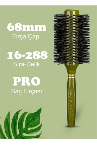 Professional 0.90 Yeşil Saç Fırçası