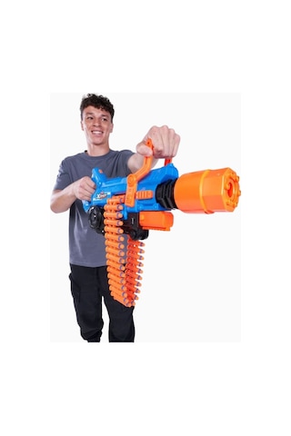 X-shot Insanity Smoking Barrel Serisi 1, Duman Efektli Dart Tabancası Nerf, Oyuncak Tabanca Mavi
