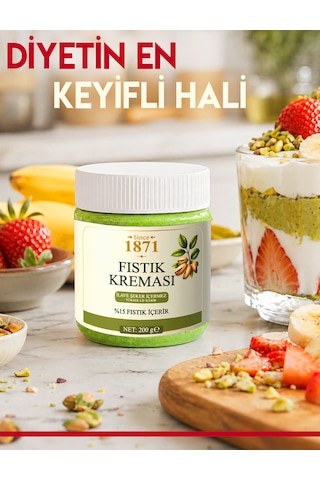 Fıstık Kreması %15 Antep Fıstığı İlave Şeker İçermez 200 G