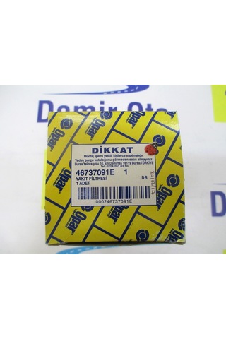 46737091e Yakıt Filtresi 1,9 D.doblo-palio-puntoıı Opar