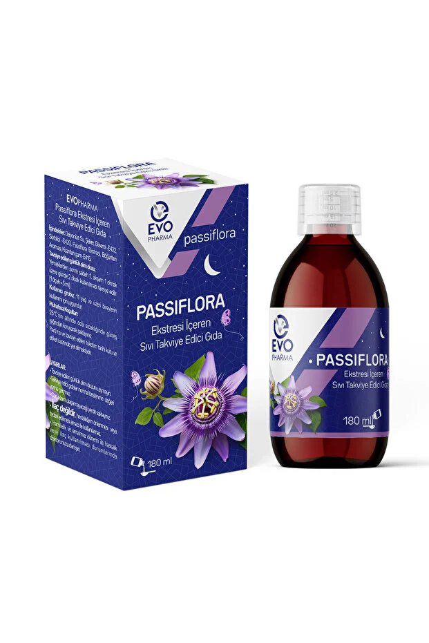 Passiflora Sıvı Takviye Edici Gıda 180 Ml