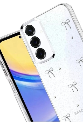 Durukar Samsung Galaxy Uyumlu S25 Fe Fiyonk Desenli Kapak - Desen 5