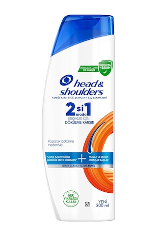Head And Shoulders H&s 300 Ml Men Şampuan 2-1 Erkeklere Özel Tüm Saç Tipleri