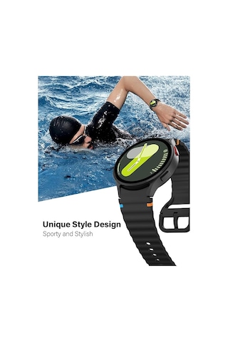 Huawei Watch Gt Gt2 Gt3 Gt4 42mm/honor Magic 2 20mm Kordon Dekoratif Örgü Çizgili Spor Silikon Kayış