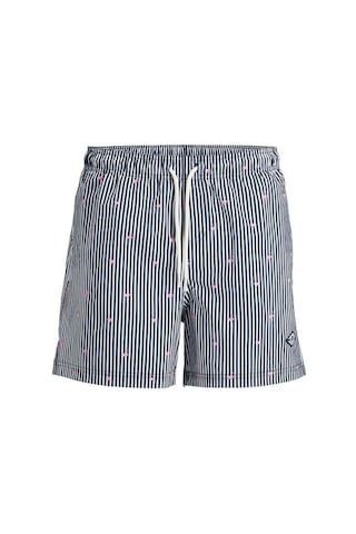 Jack&jones Jack Jones Şort Mayo Maui Breeze Mini Stripe Lacivert
