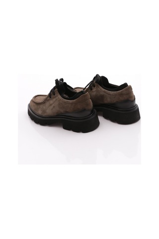 Dgn 108 Erkek Loafer Ayakkabi Haki Süet