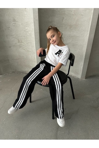 Kız Çocuk Eşofman Takım Beyaz