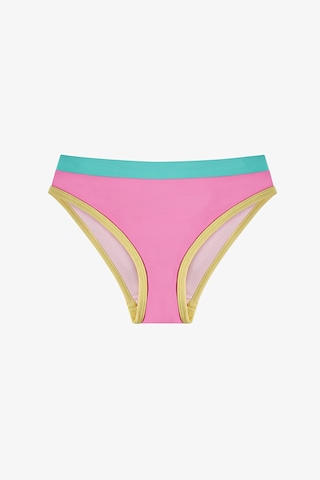 Penti Kız Çocuk Açık Pembe Beauty Halter Hologram Desenli Bikini Takımı