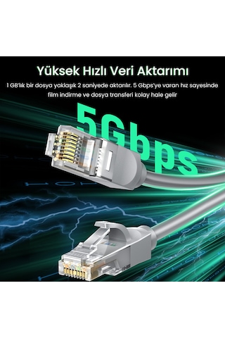 Veggieg Cat6e 1000mbps Utp Rj45 Gigabit Ethernet Kablosu 10 Metre